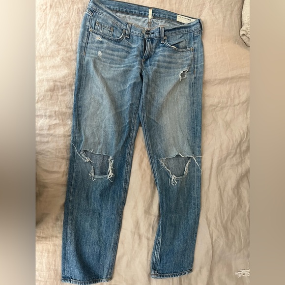 Rag & Bone mid rise boyfriend jeans - Picture 6 of 14